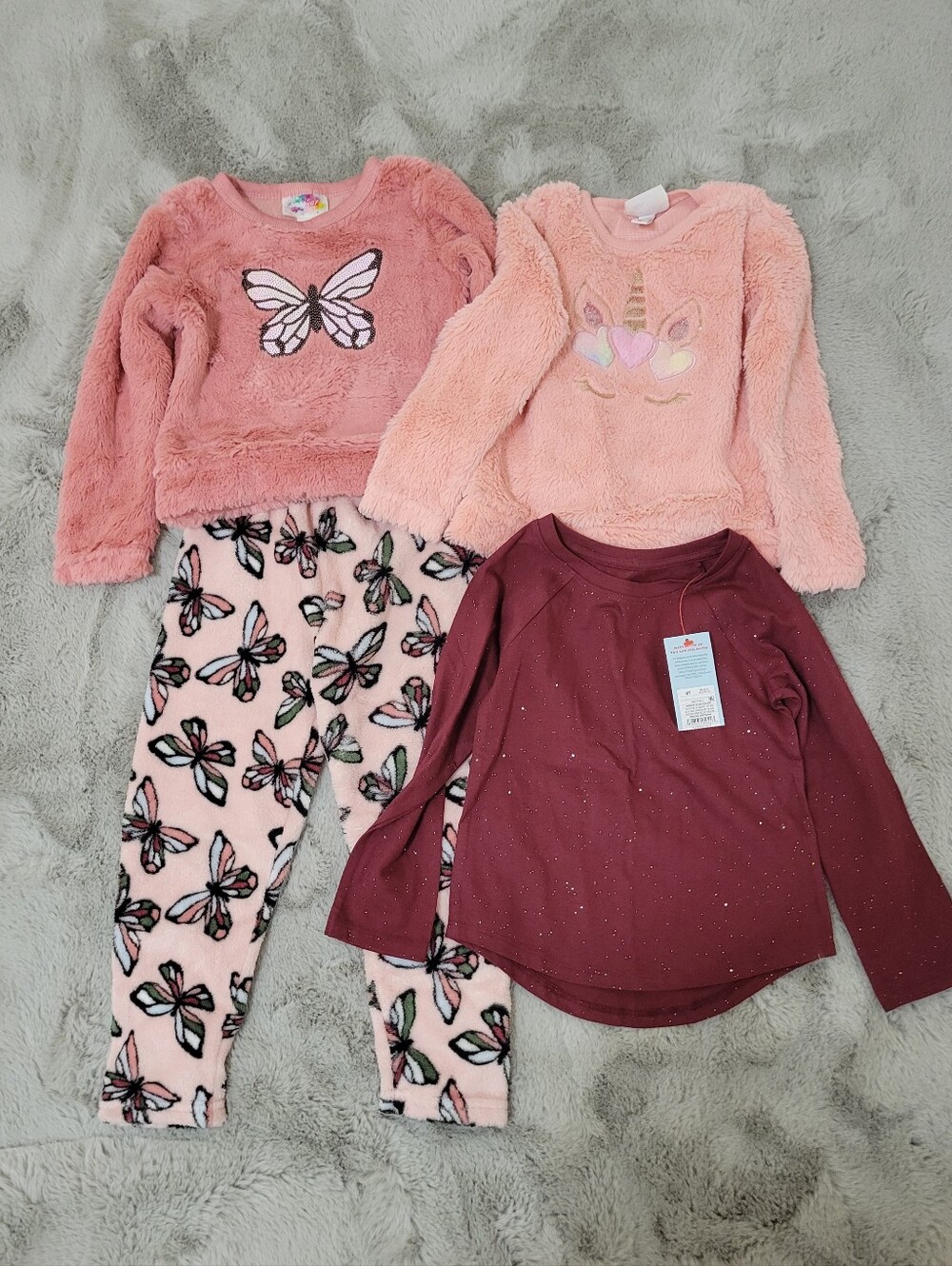 4t Girls Top And Bottom 4 Piece Bundle